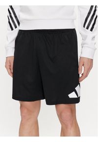 Adidas - adidas Szorty sportowe Train Essentials Logo Training Shorts IB8121 Czarny Regular Fit. Kolor: czarny. Materiał: syntetyk. Styl: sportowy