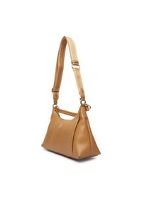 TOMMY HILFIGER - Tommy Hilfiger Torebka Th Essential Shoulder Bag AW0AW18373 Brązowy. Kolor: brązowy. Materiał: skórzane #5