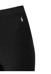 Polo Ralph Lauren Legginsy 4P0541 004 Czarny Regular Fit. Kolor: czarny. Materiał: bawełna #3