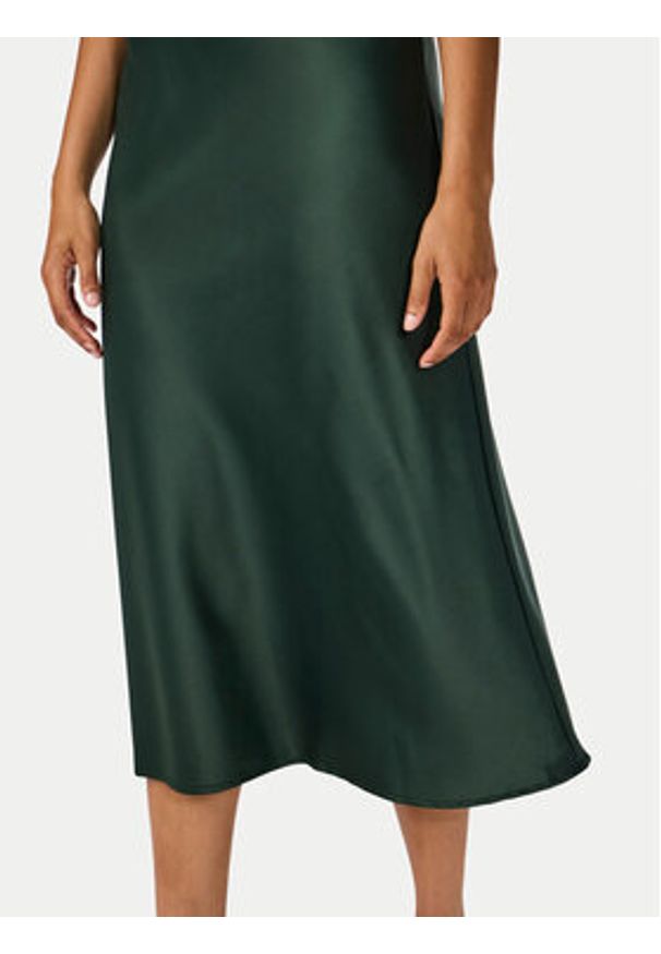 YAS Spódnica trapezowa Pella 26030737 Zielony Regular Fit. Kolor: zielony. Materiał: syntetyk