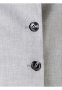 United Colors of Benetton - United Colors Of Benetton Marynarka 2R4CDW02W Szary Slim Fit. Kolor: szary. Materiał: syntetyk #3