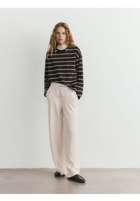 Reserved - Longsleeve z modalem - wielobarwny. Materiał: dzianina, bawełna. Długość rękawa: długi rękaw #1