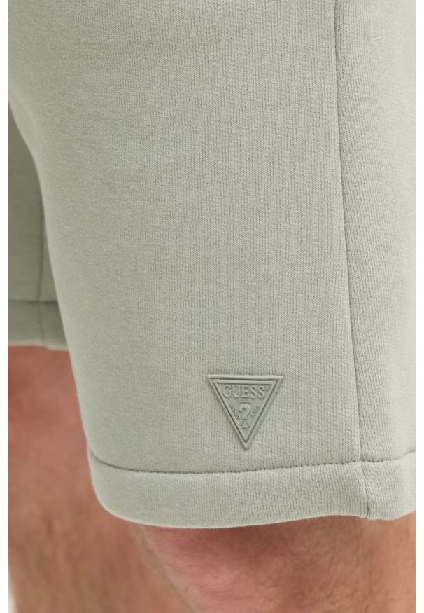 Guess - GUESS Zielone męskie shorty Aldwin. Kolor: zielony