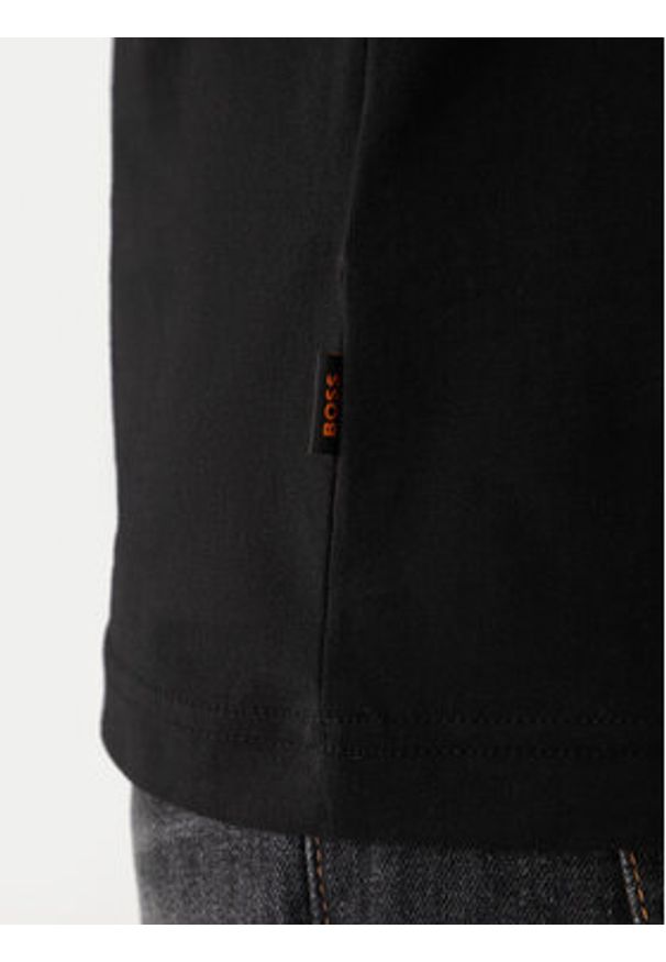 BOSS T-Shirt Dobermann 50558965 Czarny Regular Fit. Kolor: czarny. Materiał: bawełna
