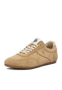 U.S. Polo Assn. Sneakersy EO-CAMMY001W/6S1 Beżowy. Kolor: beżowy. Materiał: zamsz, skóra #9