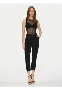 Elisabetta Franchi Body BO-020-51E2-V150 Czarny Slim Fit. Kolor: czarny. Materiał: syntetyk #3