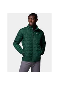 columbia - Kurtka Puchowa Męska Columbia Delta Ridge II. Kolor: zielony. Materiał: puch. Technologia: Omni-Heat (Columbia). Sezon: jesień. Sport: turystyka piesza #1