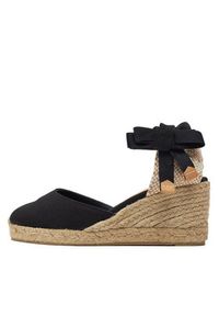 Castañer Espadryle Carina/6/001 020964 Czarny. Kolor: czarny. Materiał: materiał #4