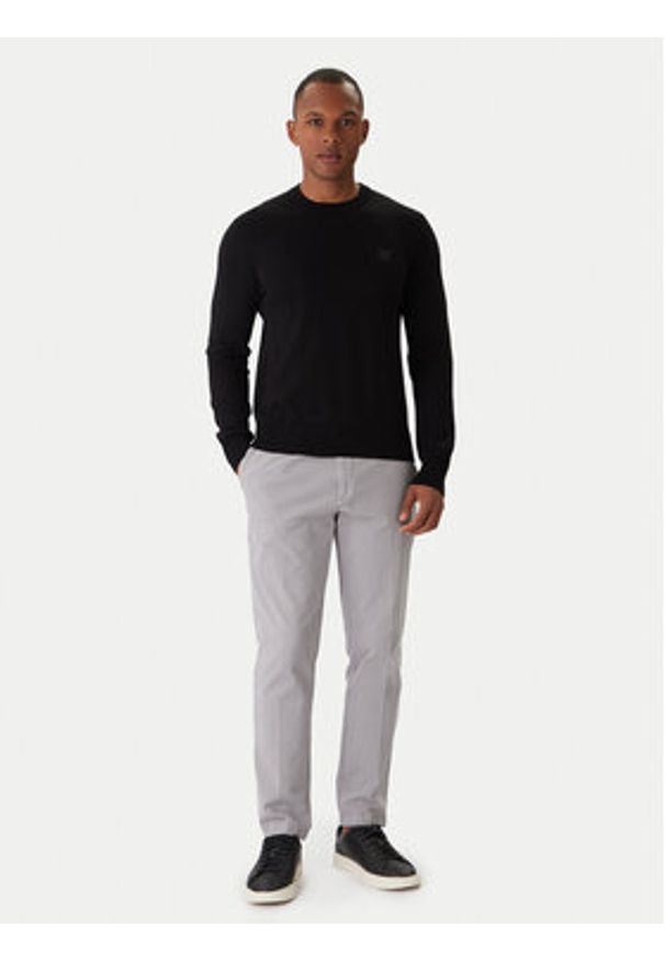 BOSS Sweter Kanovano_S 50527583 Czarny Regular Fit. Kolor: czarny. Materiał: bawełna