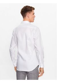 Seidensticker Koszula 01.693650 Biały Slim Fit. Kolor: biały. Materiał: bawełna #2