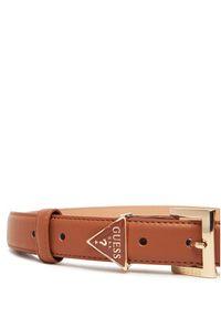Guess Pasek Damski BW9240 P5325 Brązowy. Kolor: brązowy. Materiał: skóra