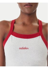 Adidas - adidas Top 158661 Szary Slim Fit. Kolor: szary. Materiał: bawełna #2