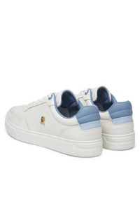 TOMMY HILFIGER - Tommy Hilfiger Sneakersy Essential Elevated Court Sneaker FW0FW08680 Biały. Kolor: biały. Materiał: skóra #5