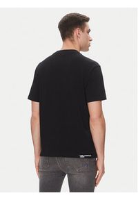 Karl Lagerfeld Jeans T-Shirt A2M17036 Czarny Regular Fit. Kolor: czarny. Materiał: bawełna #5