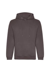 AWDIS - Organiczna Bluza Z Kapturem Unisex Dla Dorosłych. Typ kołnierza: kaptur. Kolor: wielokolorowy, szary, brązowy