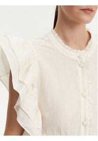 Munthe Bluzka Fulton 251104325132 Écru Regular Fit. Materiał: lyocell #5