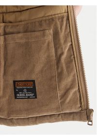 Guess Jeans Kurtka zimowa W5BL17 W2061 Beżowy Regular Fit. Kolor: beżowy. Materiał: bawełna. Sezon: zima #6