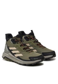 Adidas - adidas Trekkingi Terrex Anylander Mid Rain.Rdy ID0897 Zielony. Kolor: zielony. Materiał: materiał, mesh. Model: Adidas Terrex. Sport: turystyka piesza #6