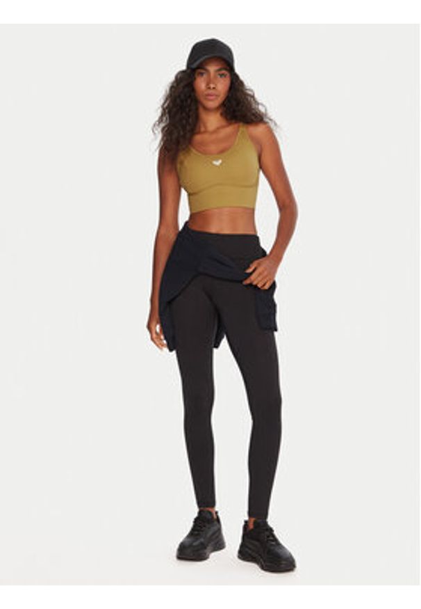 Roxy Biustonosz sportowy Heart Into It Attitude ERJKT04326 Beżowy. Kolor: beżowy. Materiał: syntetyk