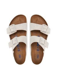 Birkenstock Klapki Arizona zamsz 1024554 Biały. Kolor: biały. Materiał: skóra, zamsz #5