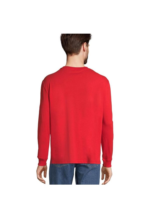 SOL'S - Koszulka Z Długim Rękawem Unisex Pioneer Dla Dorosłych. Kolor: czerwony. Długość rękawa: długi rękaw. Długość: długie