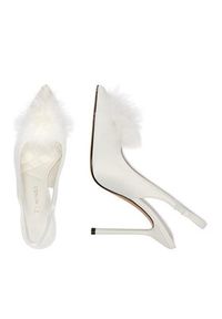 Eva Minge Szpilki EO-LAYLA-LT1677-35 Biały. Kolor: biały. Materiał: materiał. Obcas: na szpilce #8