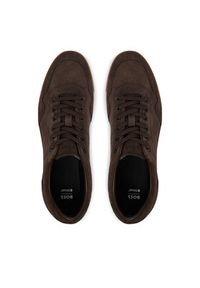 BOSS Sneakersy Nitan 50563598 Brązowy. Kolor: brązowy. Materiał: skóra, zamsz #6