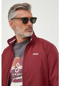 Pepe Jeans kurtka Bon męska kolor bordowy przejściowa. Kolor: czerwony #4