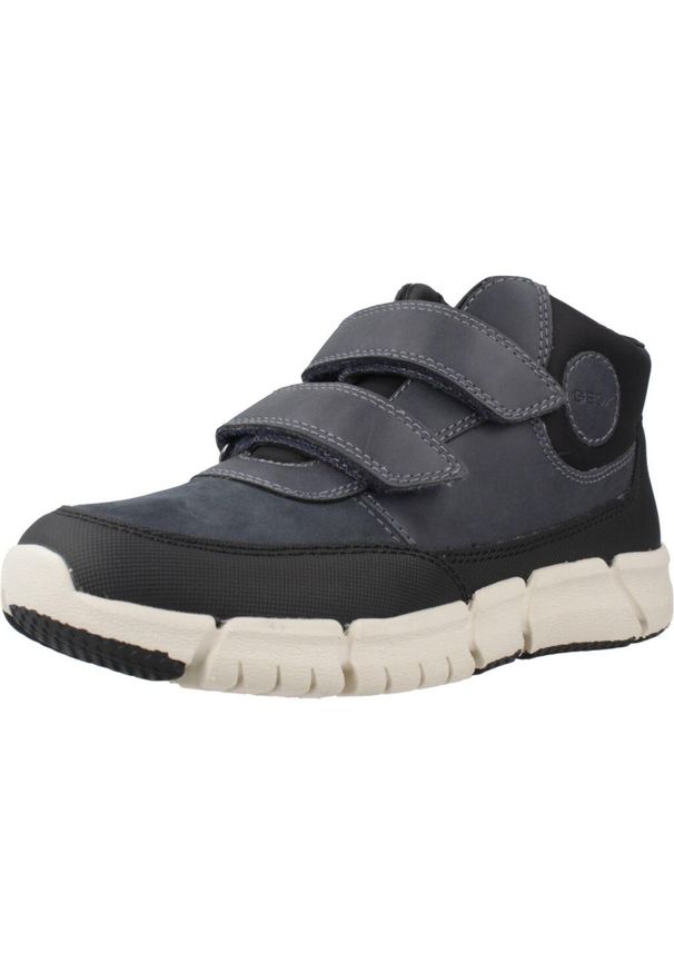 Geox - Buty GEOX J FLEXYPER BOY Niebieski. Kolor: niebieski. Materiał: syntetyk, tkanina. Sport: turystyka piesza