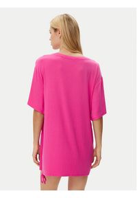 Guess T-Shirt E4GI00 K68D2 Różowy Regular Fit. Kolor: różowy. Materiał: bawełna #5