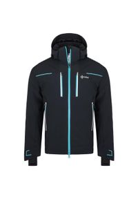 Męska kurtka narciarska Kilpi TEAM JACKET -M. Kolor: czarny. Materiał: nylon. Sport: narciarstwo