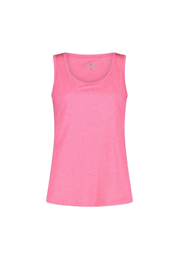 Damski tank top CMP. Kolor: różowy. Długość rękawa: bez rękawów. Sezon: lato. Sport: turystyka piesza