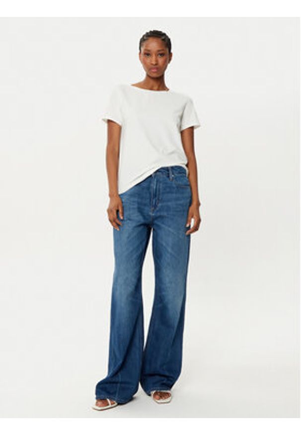 BOSS Jeansy Crossroad Super 50522849 Niebieski Boyfriend Fit. Kolor: niebieski