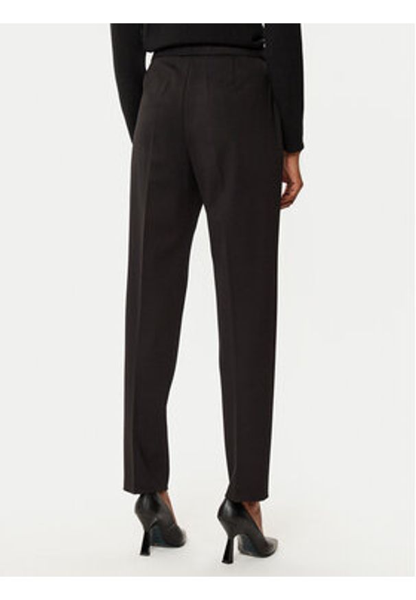 BOSS Chinosy Tiluna 50535203 Czarny Slim Fit. Kolor: czarny. Materiał: syntetyk, wiskoza