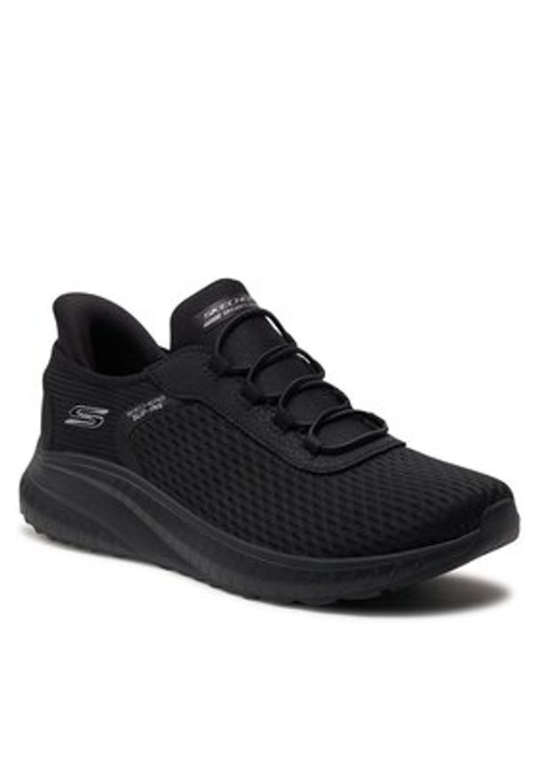 skechers - Skechers Sneakersy Bobs Squad Chaos-In Color 117504/BBK Czarny. Kolor: czarny. Materiał: mesh, materiał