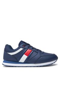 TOMMY HILFIGER - Sneakersy Tommy Hilfiger. Kolor: niebieski