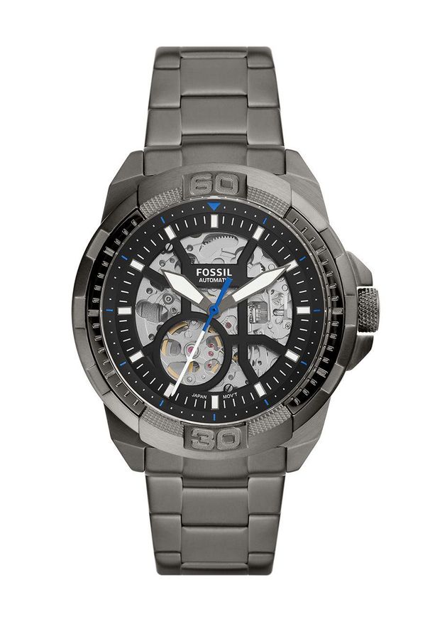 Fossil zegarek ME3218 męski kolor srebrny. Kolor: srebrny. Materiał: materiał