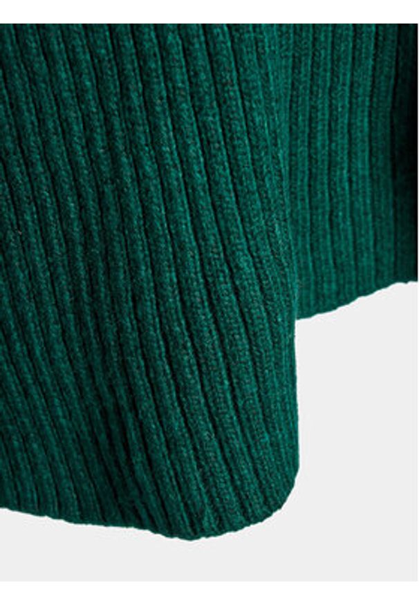 Gina Tricot Golf 20578 Zielony Regular Fit. Typ kołnierza: golf. Kolor: zielony. Materiał: syntetyk