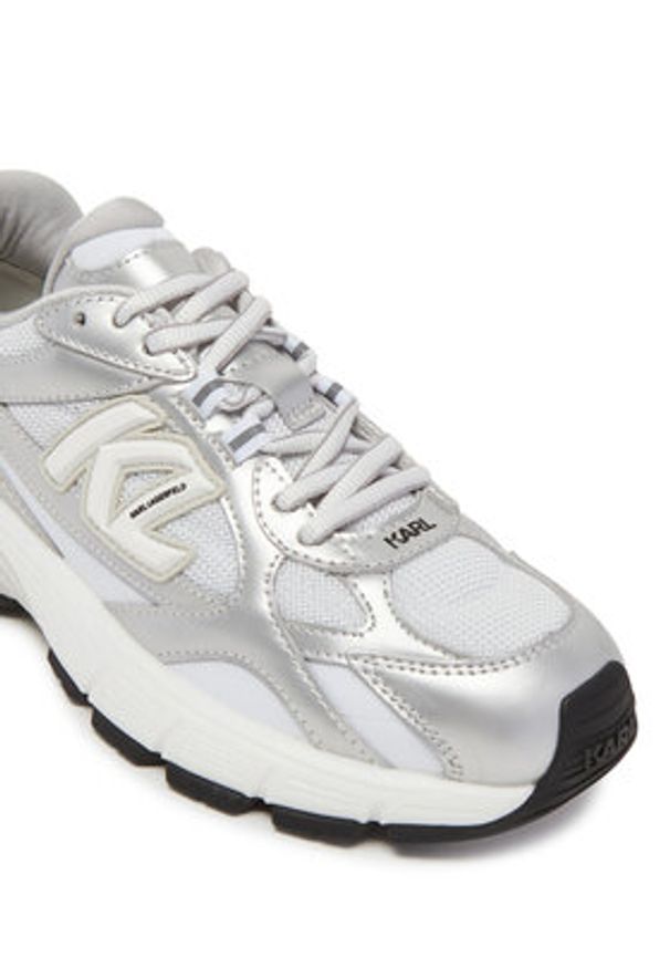 Karl Lagerfeld - KARL LAGERFELD Sneakersy Orion KL65525 Biały. Kolor: biały. Materiał: skóra