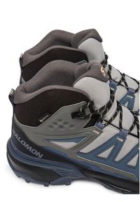 salomon - Salomon Trekkingi X Ultra 360 Mid GTX L45390700 Szary. Kolor: szary. Materiał: skóra #3