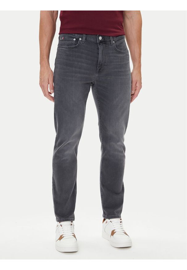 TOMMY HILFIGER - Tommy Hilfiger Jeansy Bleecker MW0MW39660 Szary Slim Fit. Kolor: szary