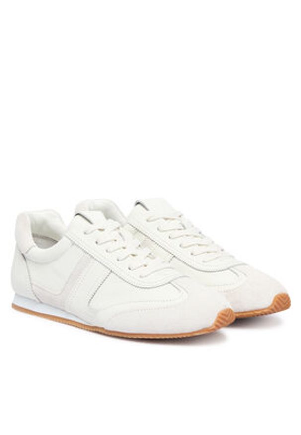Lauren Ralph Lauren - LAUREN RALPH LAUREN Sneakersy Dani Lw 802P17694001 Biały. Kolor: biały. Materiał: skóra