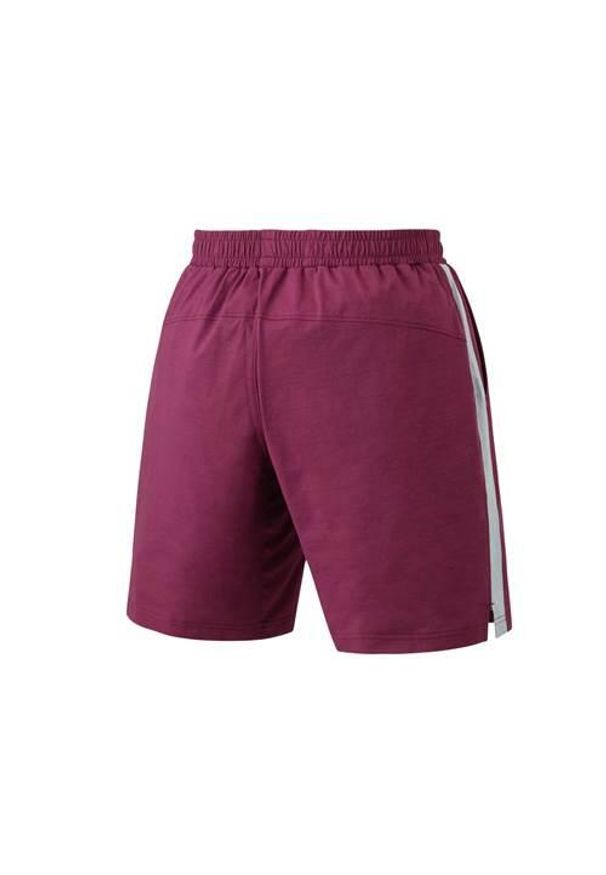 YONEX - Spodnie badminton męskie Yonex CSM1516641Grape. Kolor: czerwony. Materiał: materiał, syntetyk. Długość: krótkie