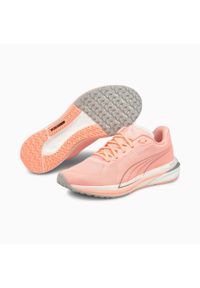 Buty do biegania damskiego Puma Velocity Nitro czerwony czarno-biały biały. Kolor: biały, wielokolorowy, różowy