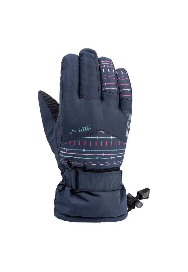 Dziewczęce rękawice narciarskie Elbrus Akemi. Kolor: niebieski. Sezon: zima. Sport: narciarstwo