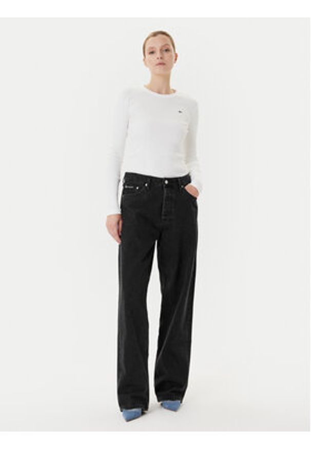 Lacoste Bluzka TF1692 Écru Slim Fit. Materiał: bawełna