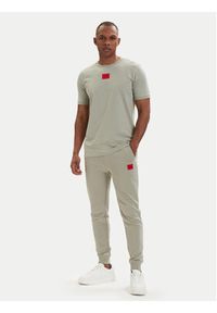Hugo - HUGO Spodnie dresowe Doak212 50447963 Zielony jasny Regular Fit. Kolor: zielony. Materiał: bawełna #2