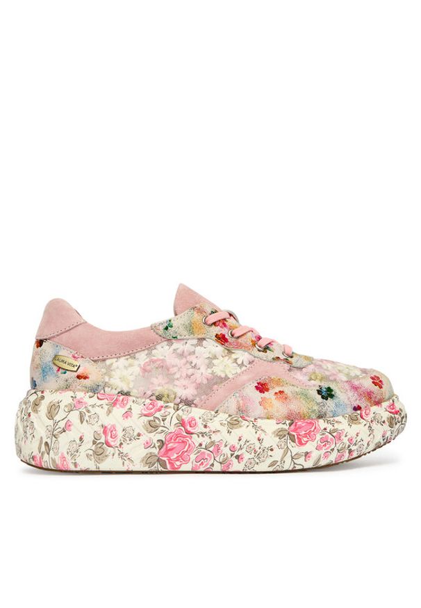 Laura Vita Sneakersy Sodao 64 Różowy. Kolor: różowy. Materiał: skóra