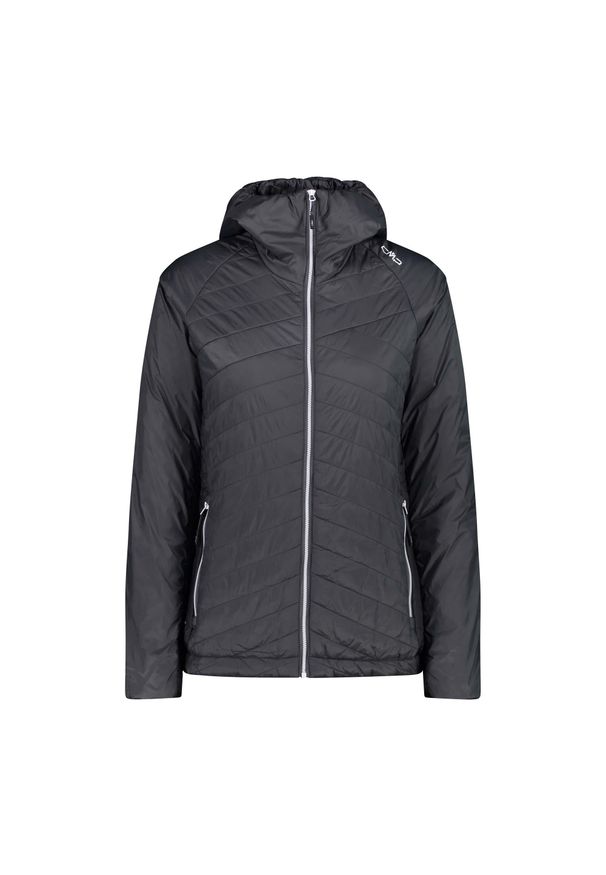 Ultralekka kurtka damska CMP. Kolor: szary, wielokolorowy, brązowy, czarny. Materiał: puch. Sport: turystyka piesza