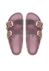 Birkenstock Klapki Arizona Big Buckle Hex 1029267 Różowy. Kolor: różowy. Materiał: skóra